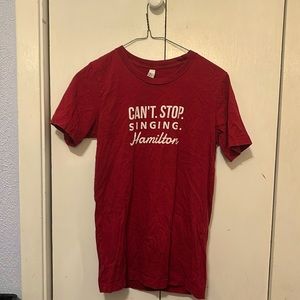 can’t stop singing hamilton shirt